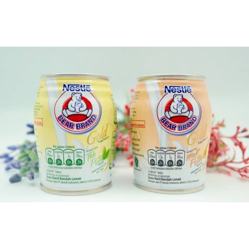 Jual Susu Beruang Bear Brand Gold White Tea White Malt Ml