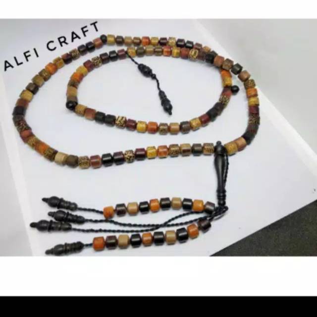 Jual Tasbih Komninasi Kayu Bertuah Jenis Kayu Model Tinjani By Alfi