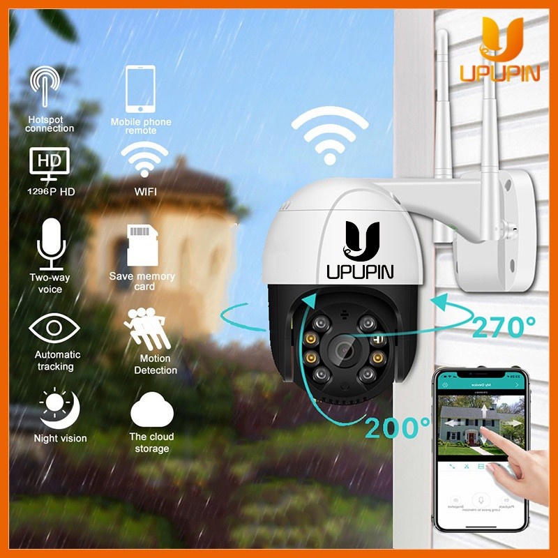 Jual Upupin Mp Full Hd Outdoor Wifi Cctv Ip Camera Waterproof Nvr Dvr