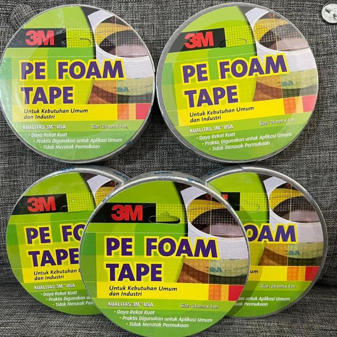 Jual 3M 1600 T Double Tape PE Foam Tebal 1 0 Mm Size 24mmx4m SUPER