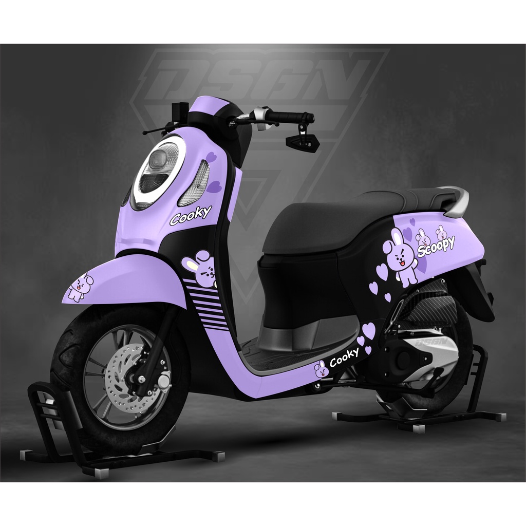 Jual Decal Sticker Scoopy Full Body FI Scopy Dekal Stiker 2017 2018