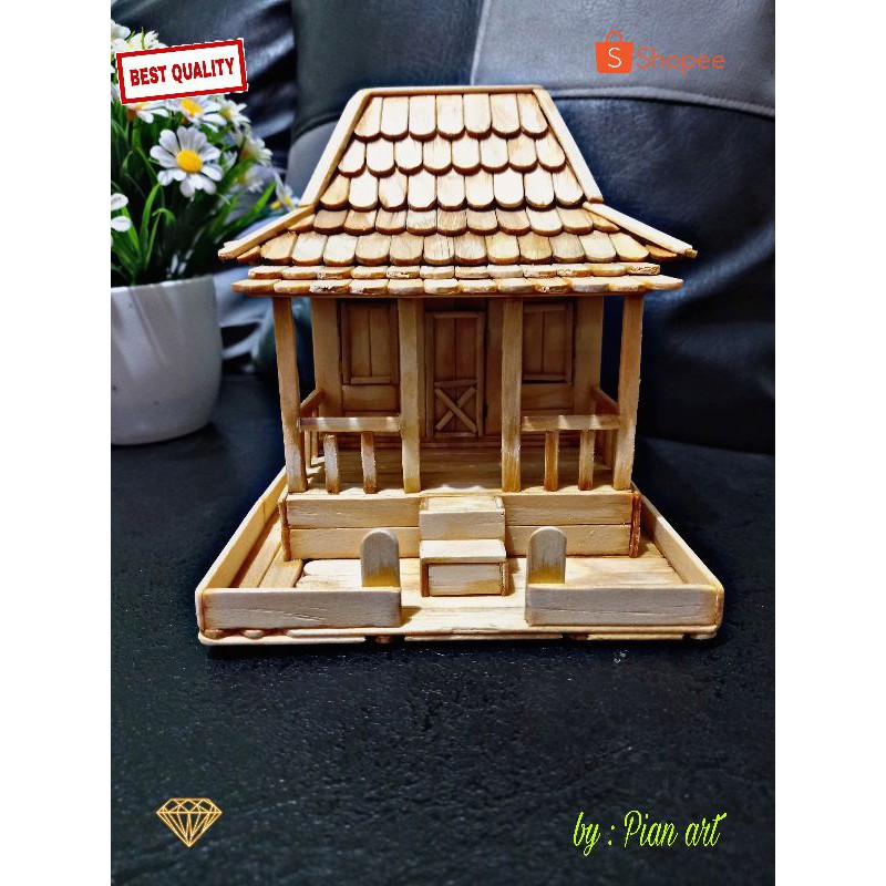 Jual Miniatur Rumah Adat Joglo Shopee Indonesia