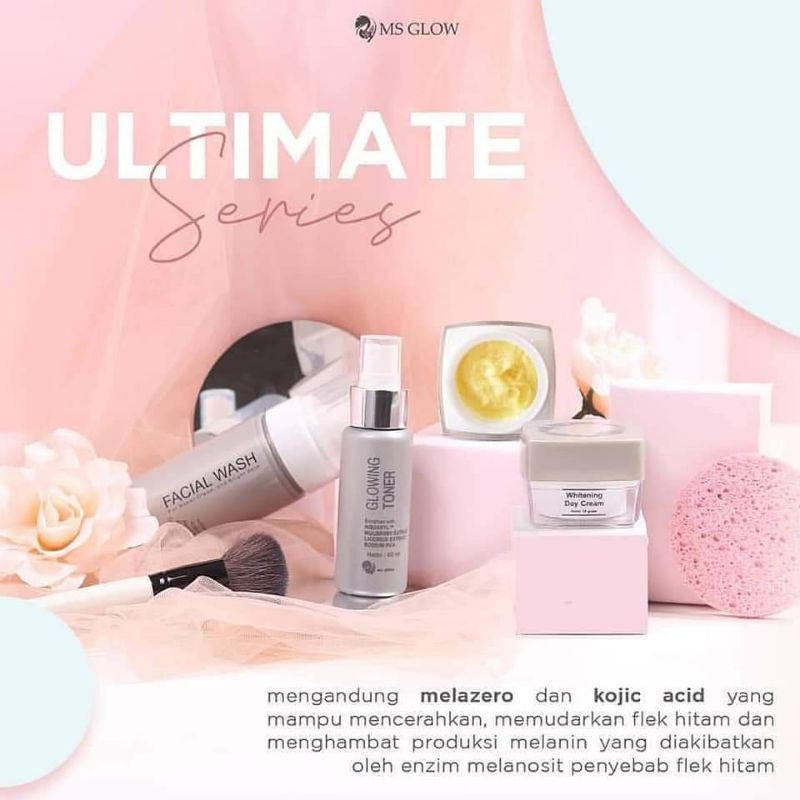 Jual Ms Glow Beauty Skincare Paket Ultimate Series Mengatasi Flek Hitam