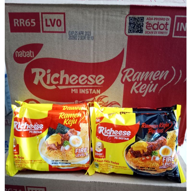 Jual Mie Ramen Richeese Keju Nabati Shopee Indonesia