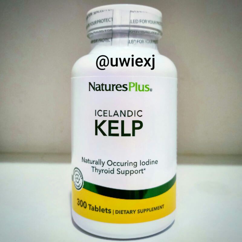 Jual KELP Iodine 150 Mcg Yodium Alami KELP Isi 300 Tablet Shopee