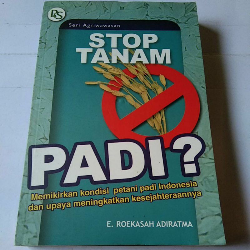 Jual Buku Pertanian Stop Tanam Padi Indonesia Shopee Indonesia