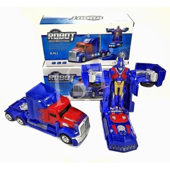 Jual ROBOT ROBOT TRANSFORM TRUCK OPTIMUS PRIME MOBIL BERUBAH JADI