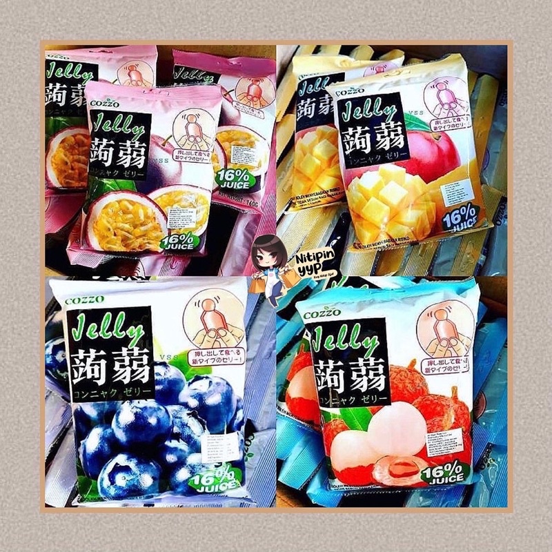 Jual HALAL SEHAT Snack Konnyaku COZZO Fruit Jelly Konjac Jelly