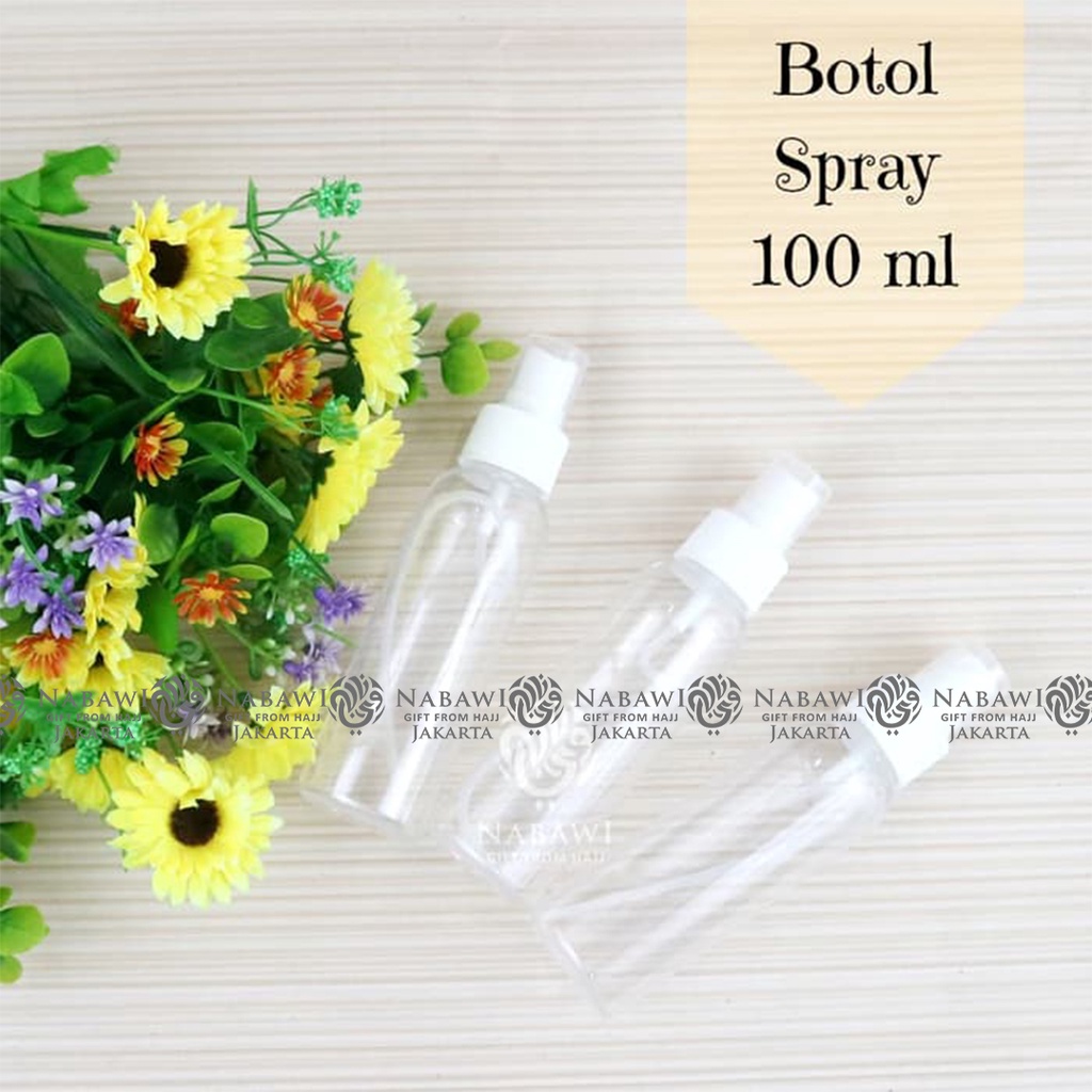 Jual Botol Spray Kosong 100ml Botol Wudhu Perlengkapan Haji Dan Umroh