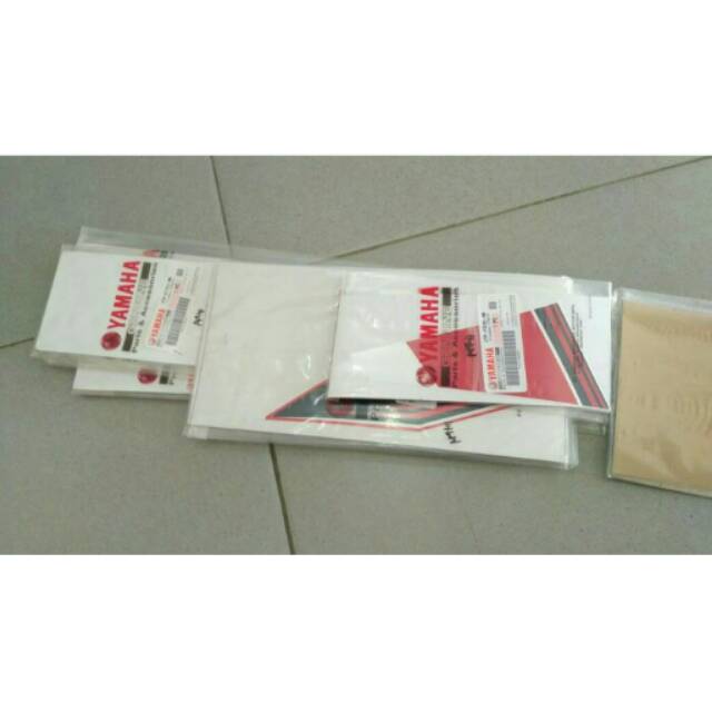 Jual Sticker Stripping List Fullset Vixion Advance Merah Ori Yamaha