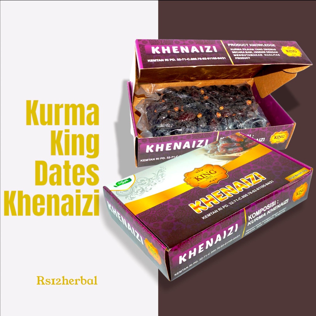 Jual Kurma Khenaizi King Dates Crown Syifa 1kg Kurma Kheneizi 1 Kg