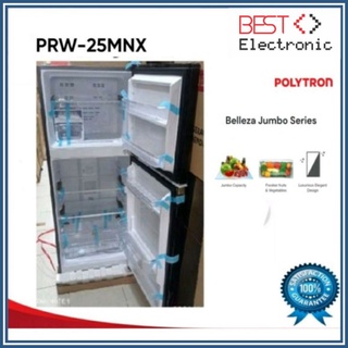 Jual KULKAS POLYTRON 2 PINTU PRW25MNX PRW 25MNX 25 MNX Belleza Jumbo