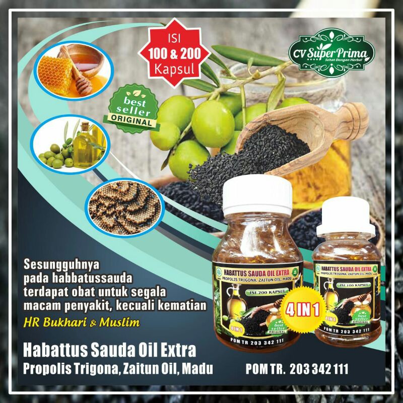 Jual Super Prima Habbatussauda Propolis Trigona Kapsul Shopee