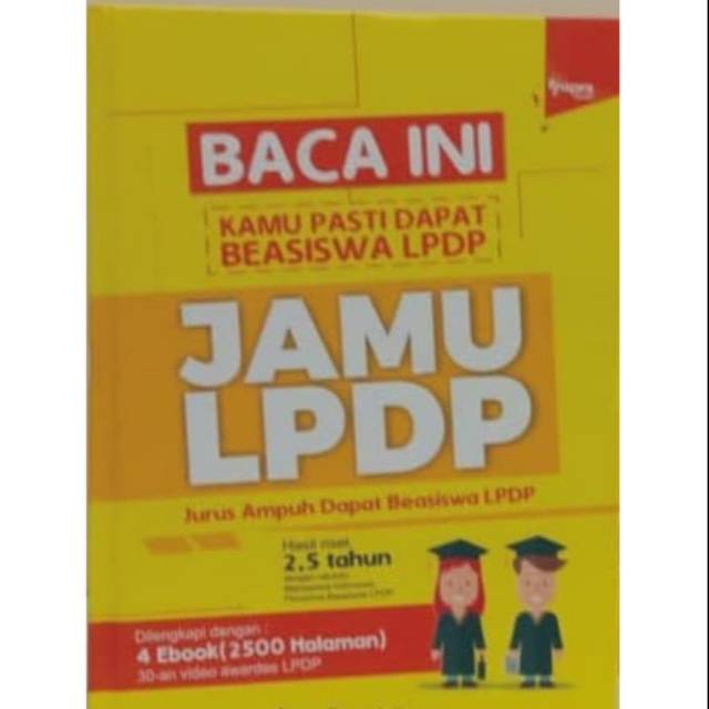 Jual Baca Ini Kamu Pasti Dapat Beasiswa Lpdp Indonesia Shopee Indonesia