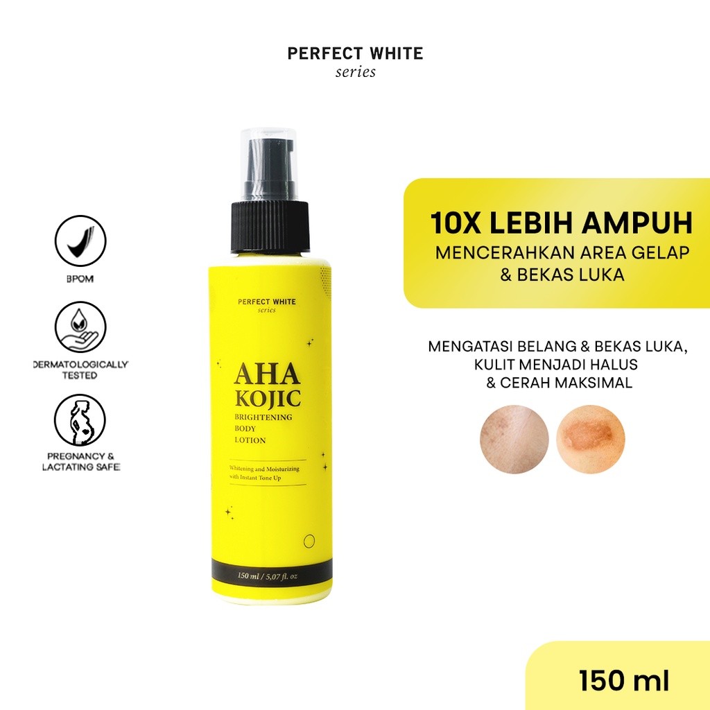 Jual Perfect White Series Aha Kojic Brightening Body Lotion With