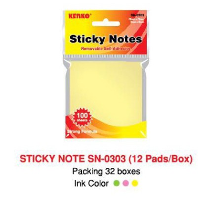 Jual STICK NOTE SN 0303 KENKO Shopee Indonesia