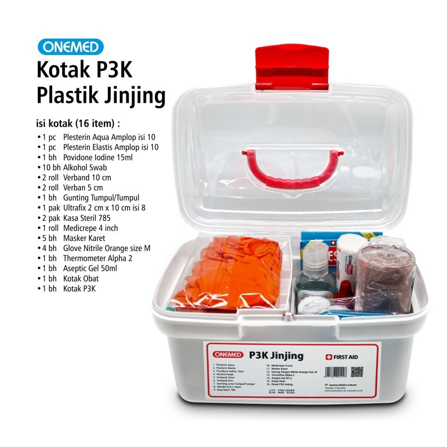 Jual Kotak P3K Plastik Jinjing ORI ONEMED Shopee Indonesia