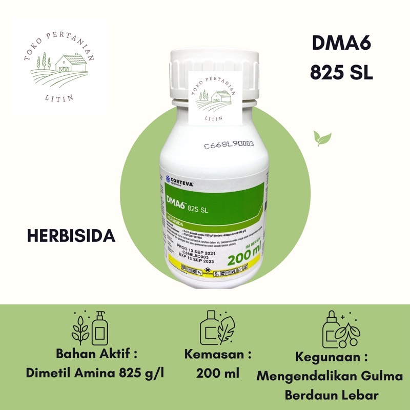 Jual Dma Sl Ml Herbisida Mengendalikan Gulma Berdaun