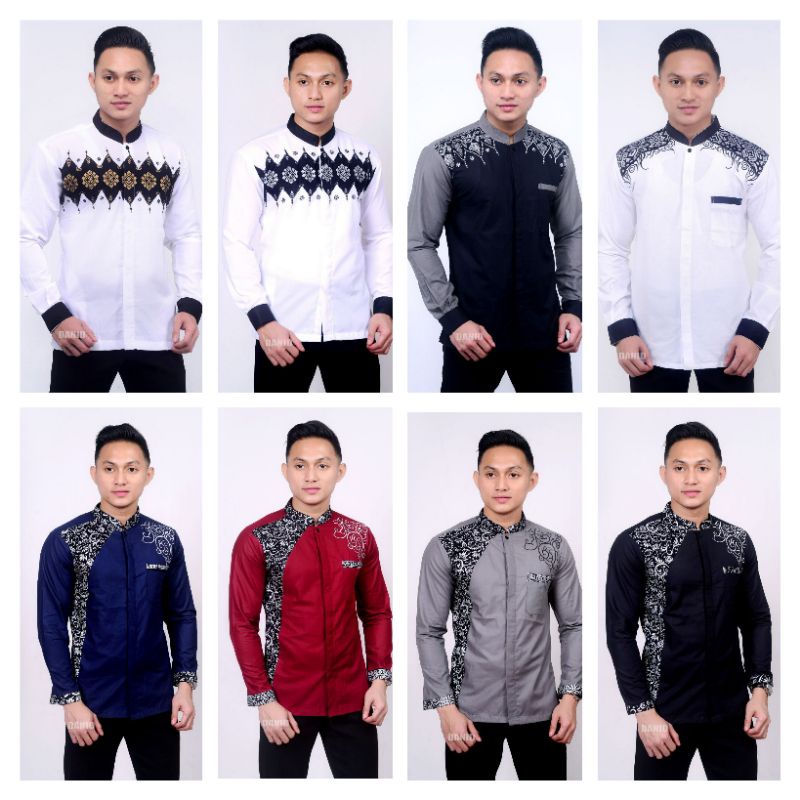 Jual Baju Kokoh Pria Hadroh Seragam Lengan Panjang Dewasa Shopee