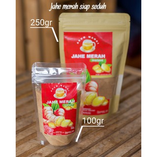 Jual Jahe Merah Bubuk Herbal Minuman Herbal Rempah Rimpang