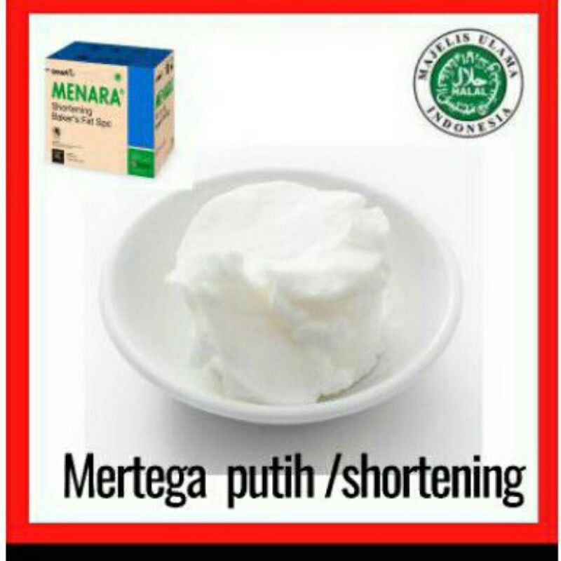 Jual Menara Shortening Mentega Putih 1kg Shopee Indonesia