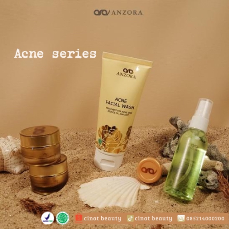 Jual ANZORA PAKET ACNE SERIES Shopee Indonesia