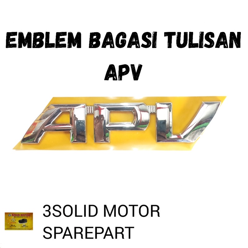 Jual Emblem Logo Bagasi Apv Original Shopee Indonesia