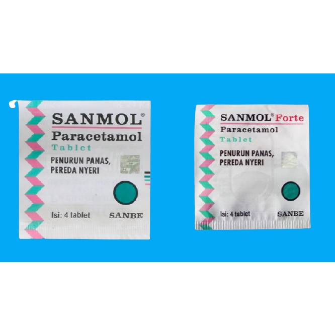 Jual Sanmol Forte Tab Dan Sanmol Tablet Per Strip Shopee Indonesia