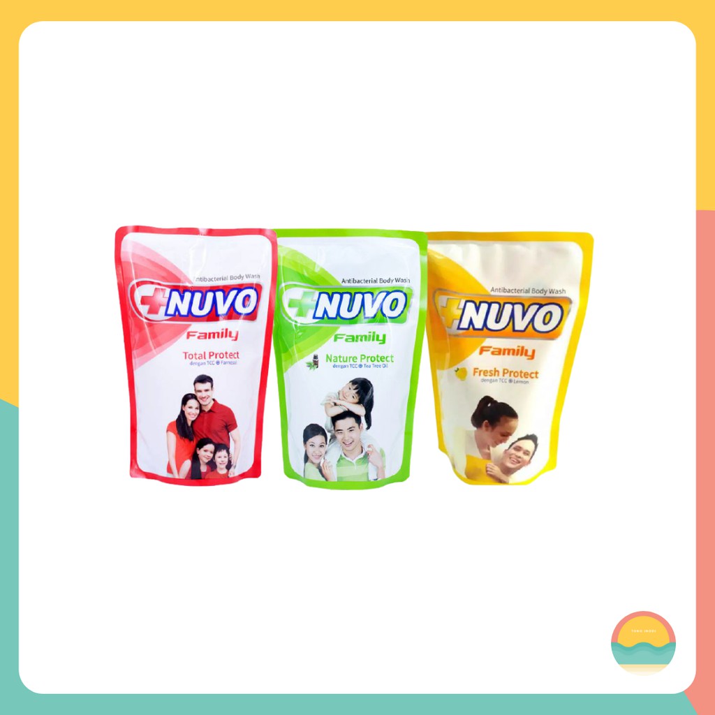 Jual Nuvo Body Wash Refill 450ml Shopee Indonesia