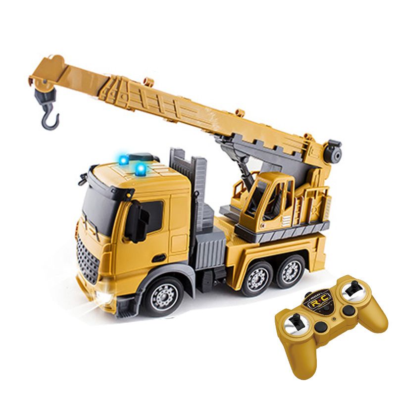 Jual Mainan Remote Control Truck Crane Alat Berat Truk Kontruksi Mainan