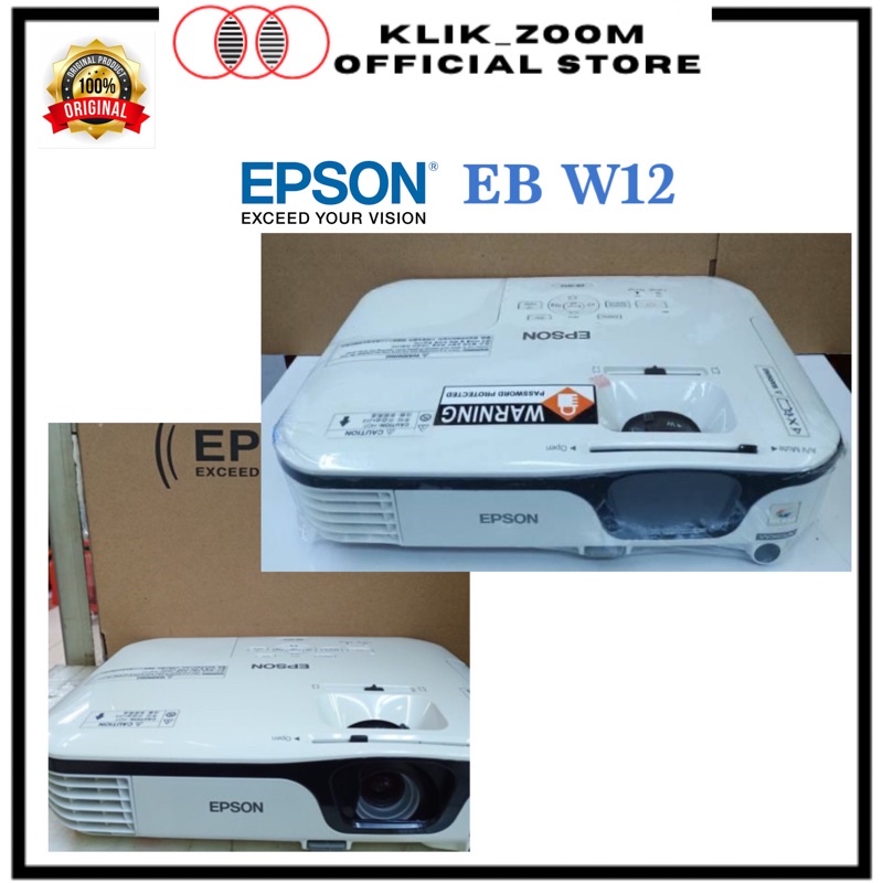 Jual PROYECTOR EPSON EB W12 ORIGINAL PRODUCT Shopee Indonesia