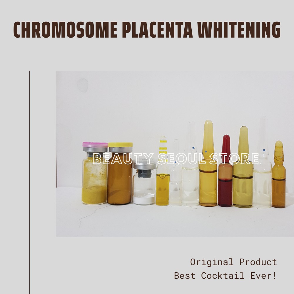 Jual CHROMOSOME PLACENTA WHITENING Shopee Indonesia