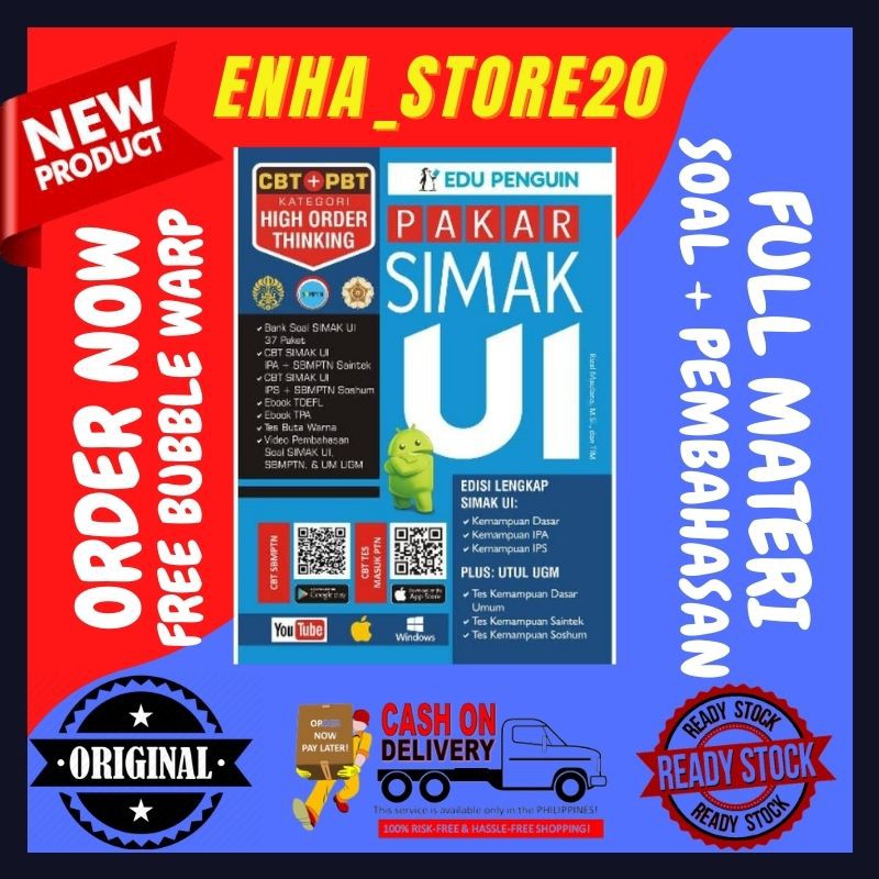 Jual Buku Tes Mauk UI Pakar Seleksi Masuk Universitas Indonesia SIMAK