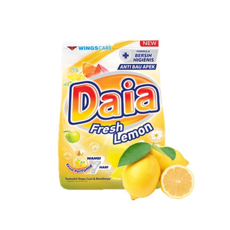 Jual Daia Fresh Lemon Detergent Deterjen Bubuk Kg Shopee Indonesia