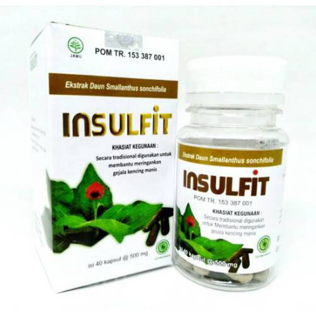 Jual Insulfit Kapsul Ekstrak Murni Daun Insulin Untuk Kencing Manis