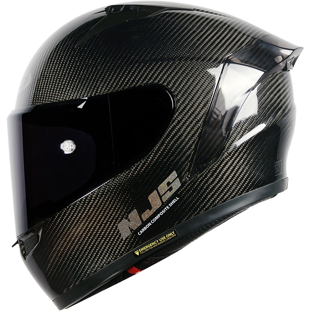 Jual NJS ZX 1R CARBON TWILL Gloss Doff Helm Full Face Shopee Indonesia