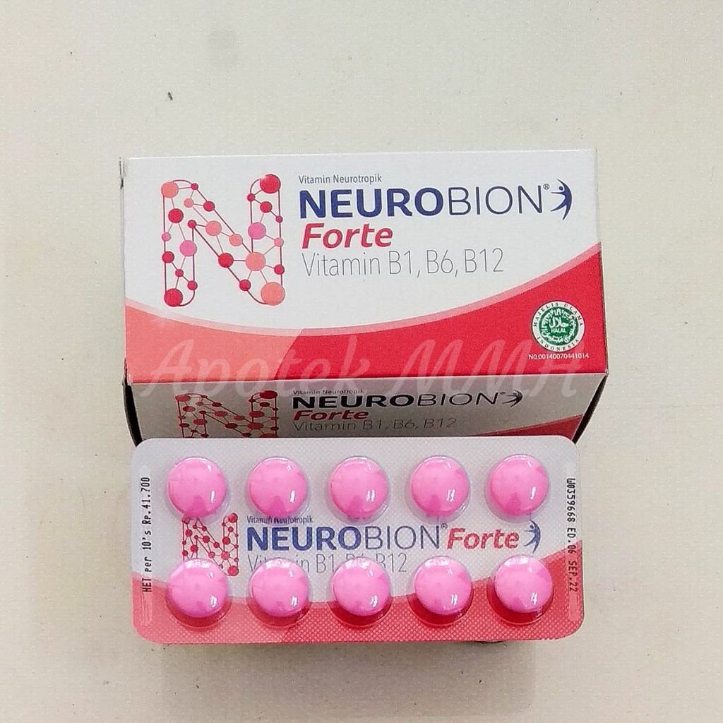 Jual Neurobion Forte Blister Isi Tablet Untuk Kebas Dan Kesemutan