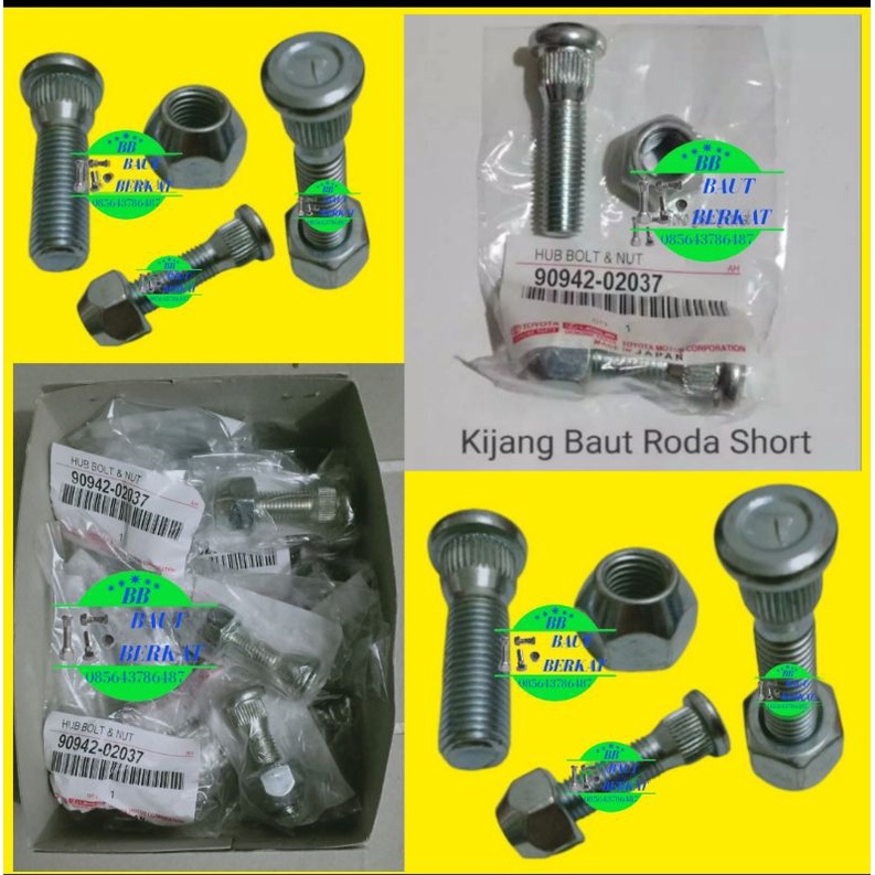 Jual Baut Roda Kijang Short Kijang Pendek Hub Bolt Nut Kijang