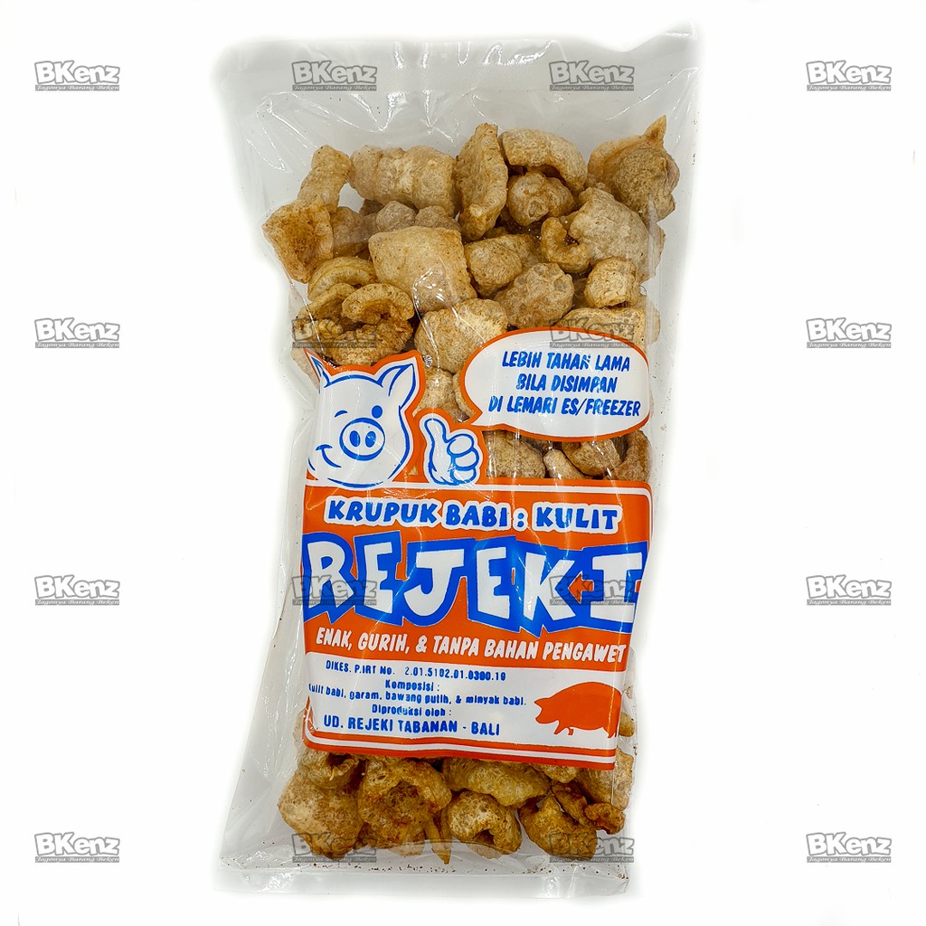 Jual Kerupuk Rambak Babi Krupuk Kulit Rejeki Bali Besar Gr Shopee