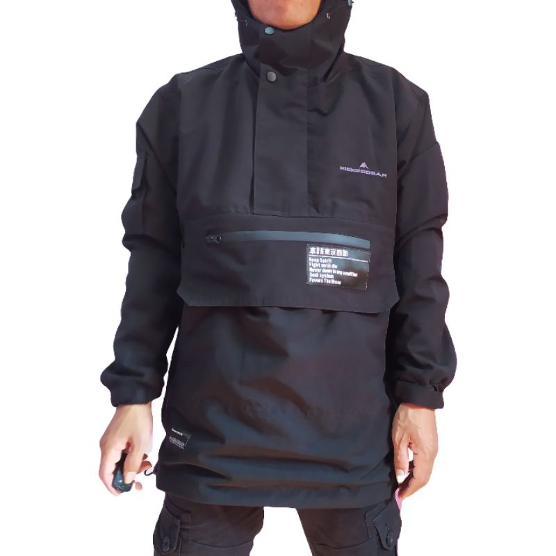 Jual Kicksoogar Jaket Pria Cagoule Taslan Import Cod Shopee Indonesia