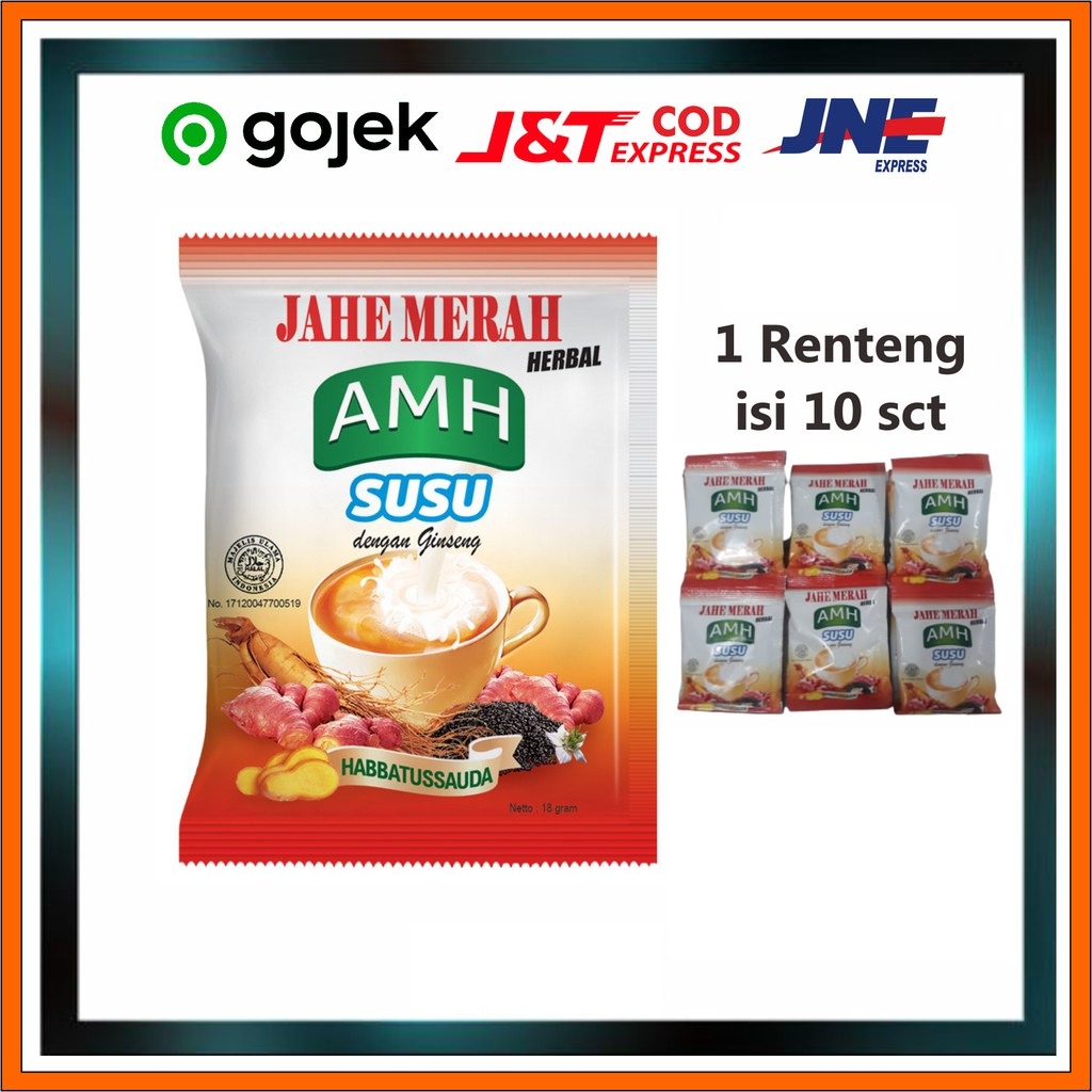 Jual Jahe Merah Susu Amh Asli Minuman Herbal Shopee Indonesia