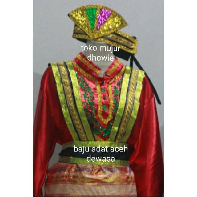 Jual Baju Aceh Dewasa Baju Adat Aceh Dewasa Baju Tari Saman