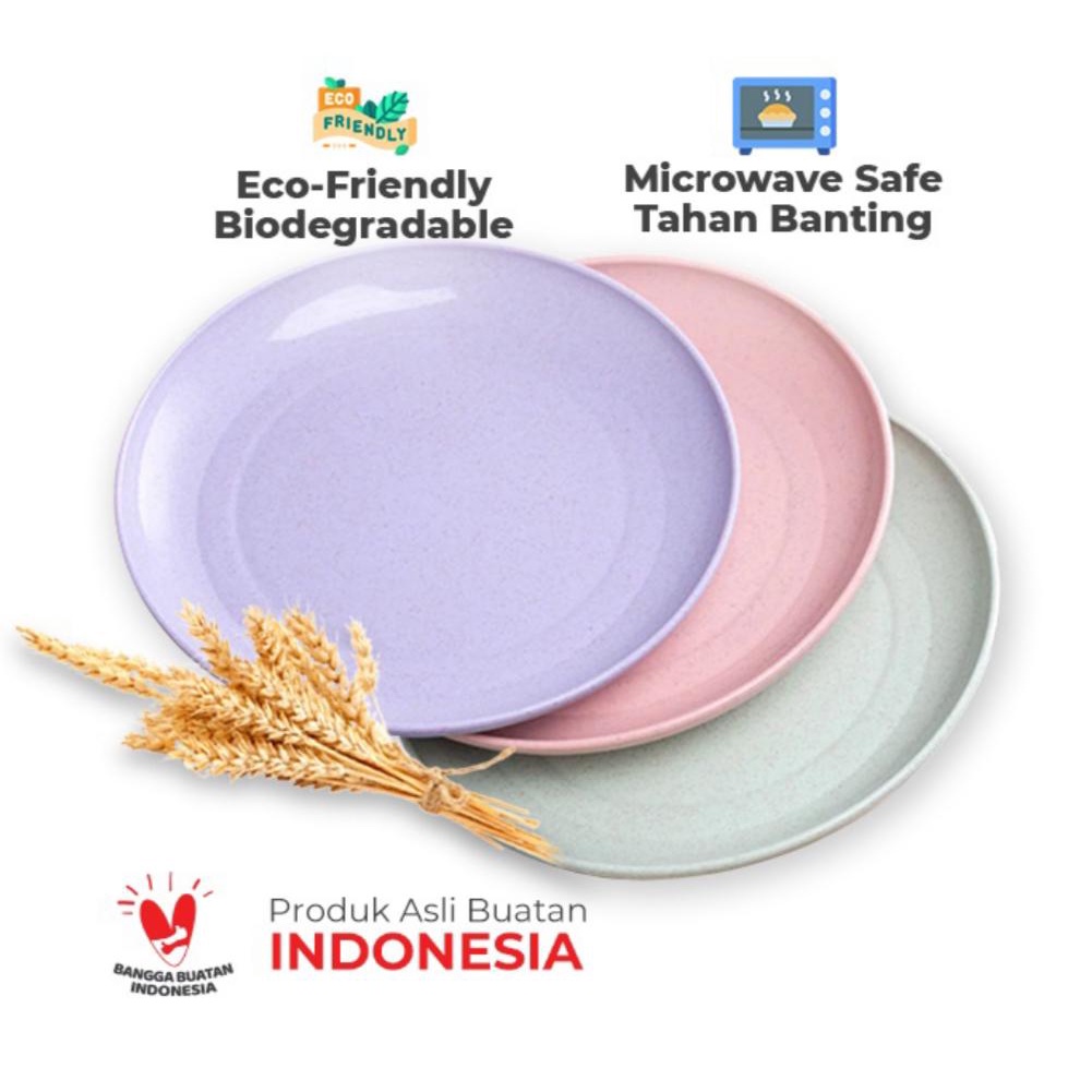 Jual Piring Makan Saji Dan Cm Round Plate Piring Saji Ramah