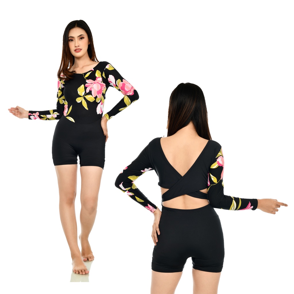 Jual Baju Renang Wanita Perempuan Diving Dewasa Corak Model Bikini