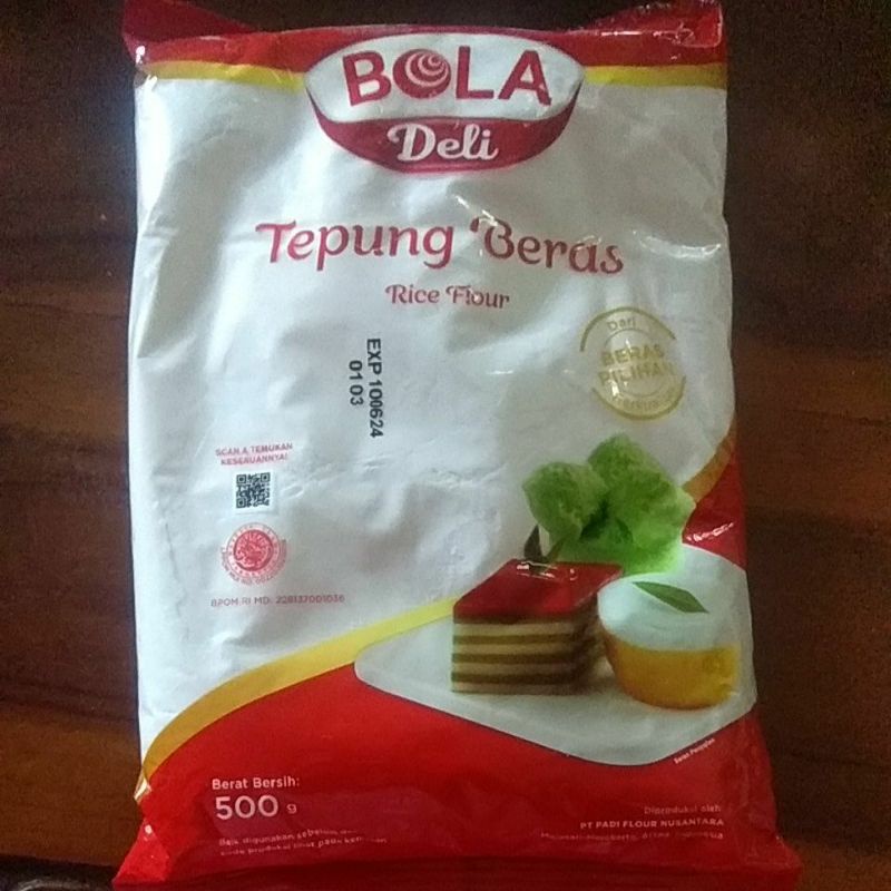 Jual Tepung Beras Bola Deli Gr Shopee Indonesia