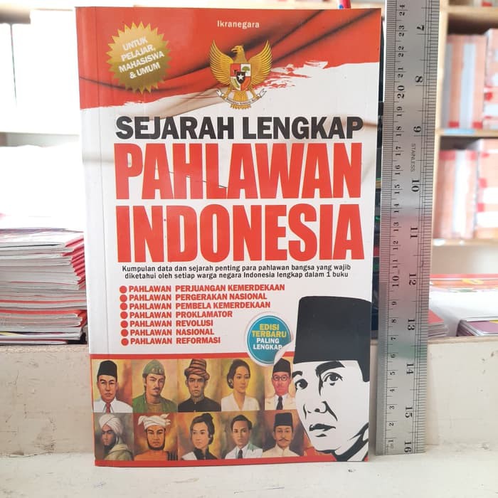 Jual Buku Sejarah Lengkap Pahlawan Indonesia Sandro Jaya Tegak Shopee