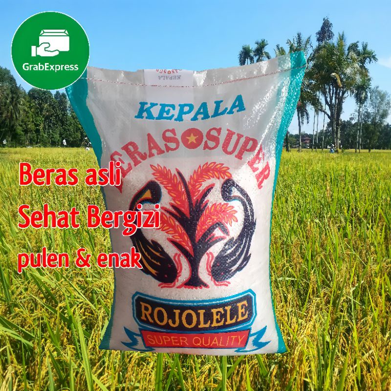 Jual BERAS SLYP SUPER ROJOLELE 10KG PULEN Shopee Indonesia