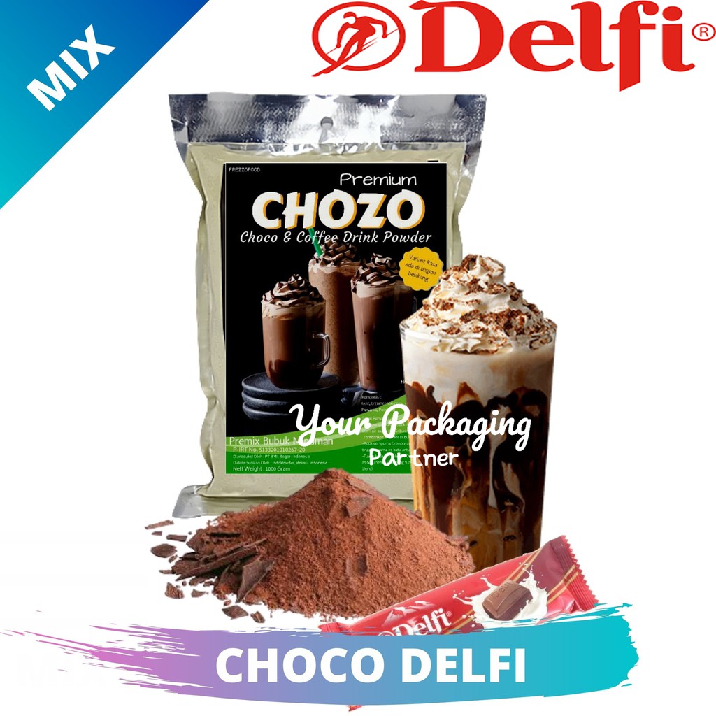 Jual Bubuk Minuman Coklat Rasa Choco Delfi 1 Kg Choco Delfi Minuman