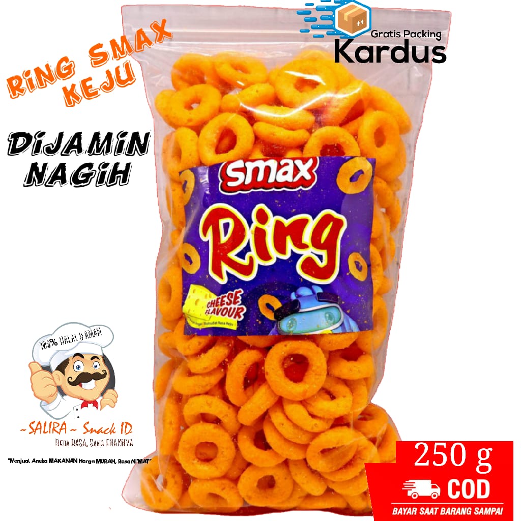 Jual RING SMAX KEJU 250g Ring Smax XTRA PEDAS Camilan Termurah