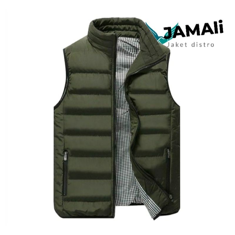 Jual Rompi Pria Musim Dingin Tebal Vest Pria Tahan Angin Shopee Indonesia